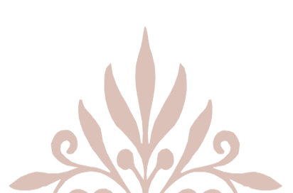 a pink floral design with leaves and swirls on a white background .