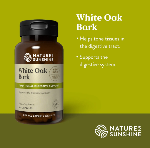 white oak bark by nature's sunshine product