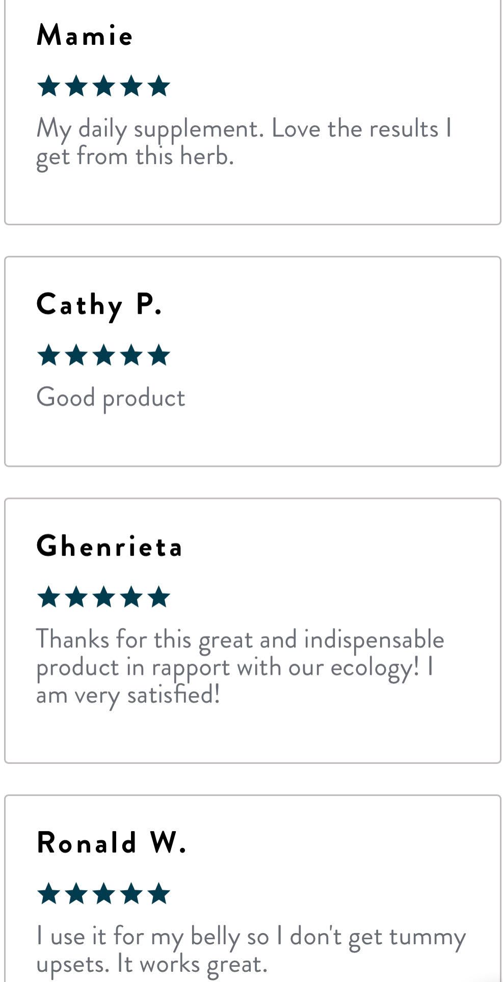 testimonies