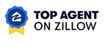A logo for a top agent on zillow.