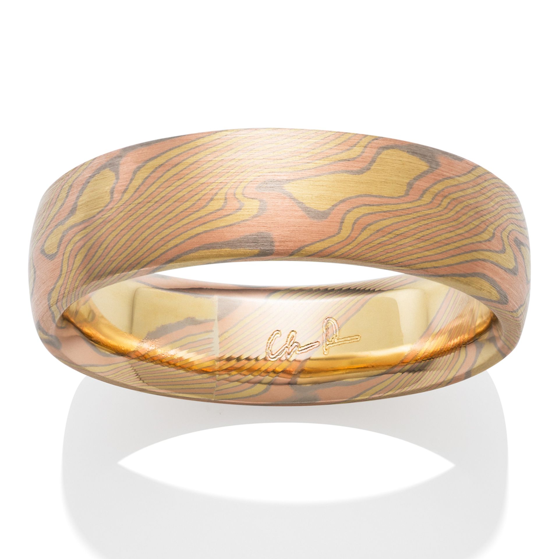 Birch - 14K Red Gold, 18K Yellow, 14K Palladium White Gold