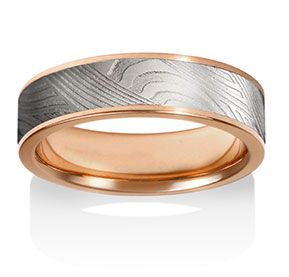 Breeze - Narrow 14k Red Gold Channel