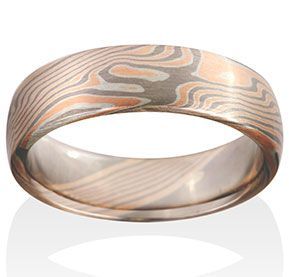 Birch - 14K Red Gold, Pd500, Silver