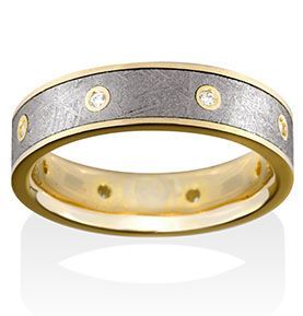 Sirius - 18K Yellow Gold, 7 Diamonds