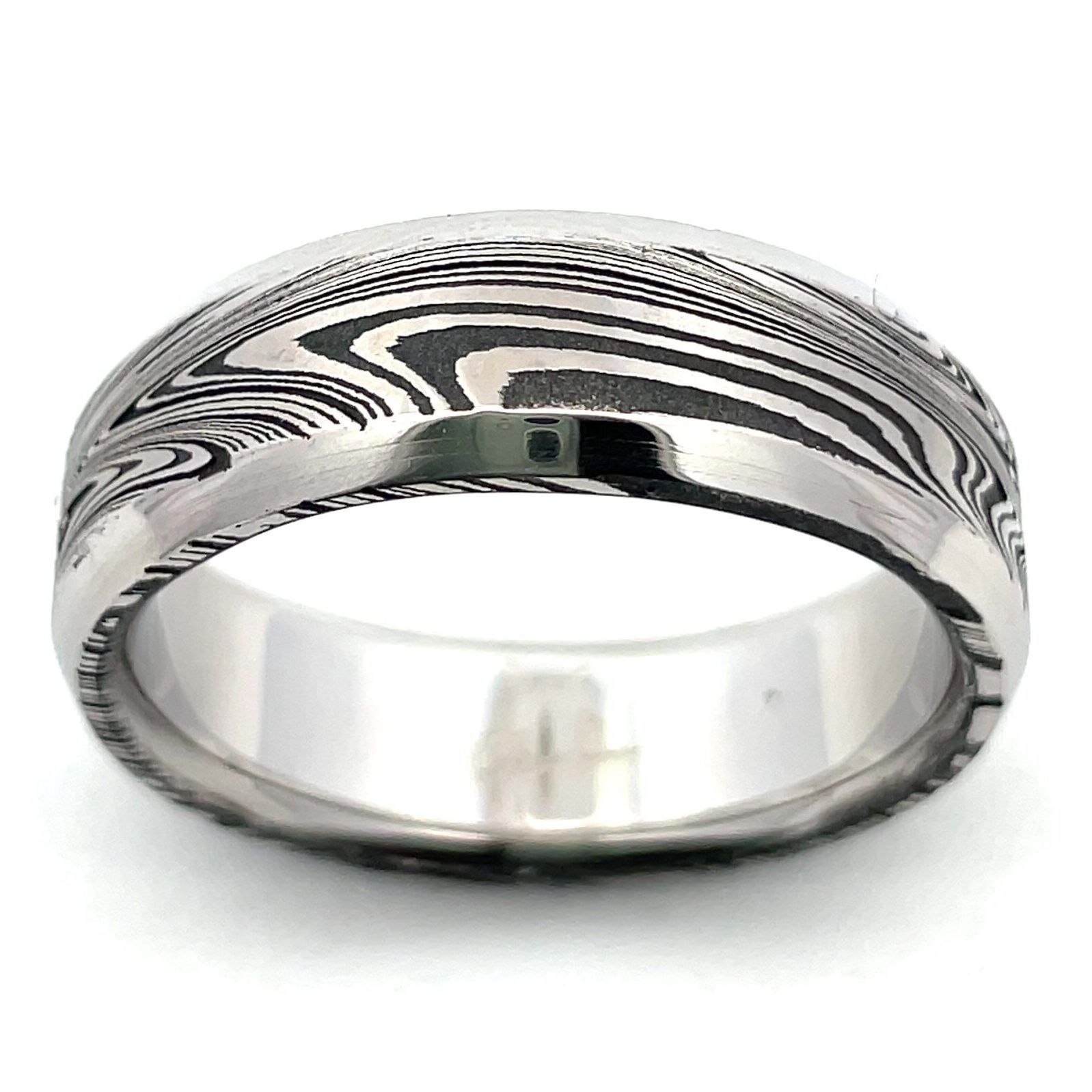 Damascus - Beveled Edge