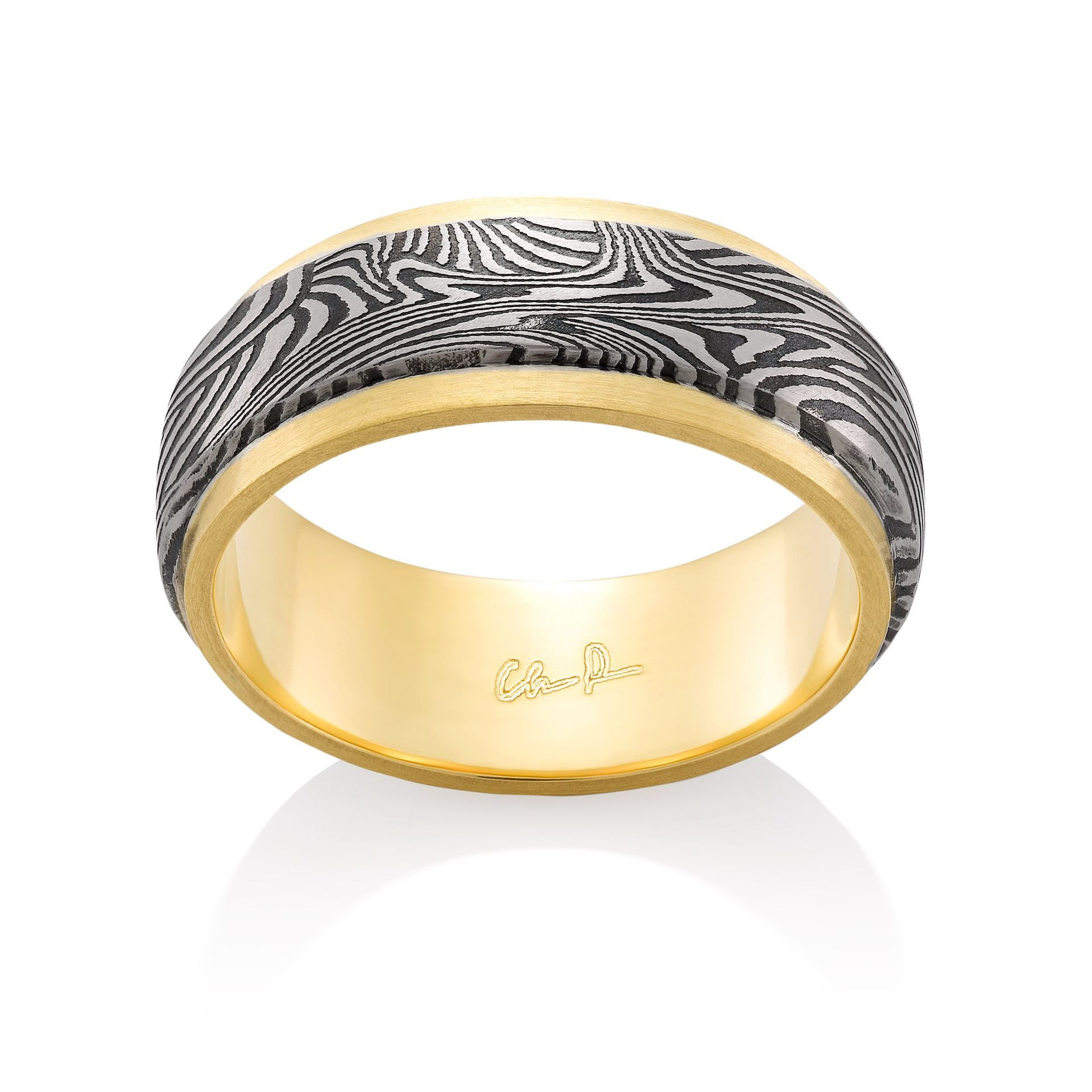 Breeze - Overlay with 18K Yellow Gold Liner