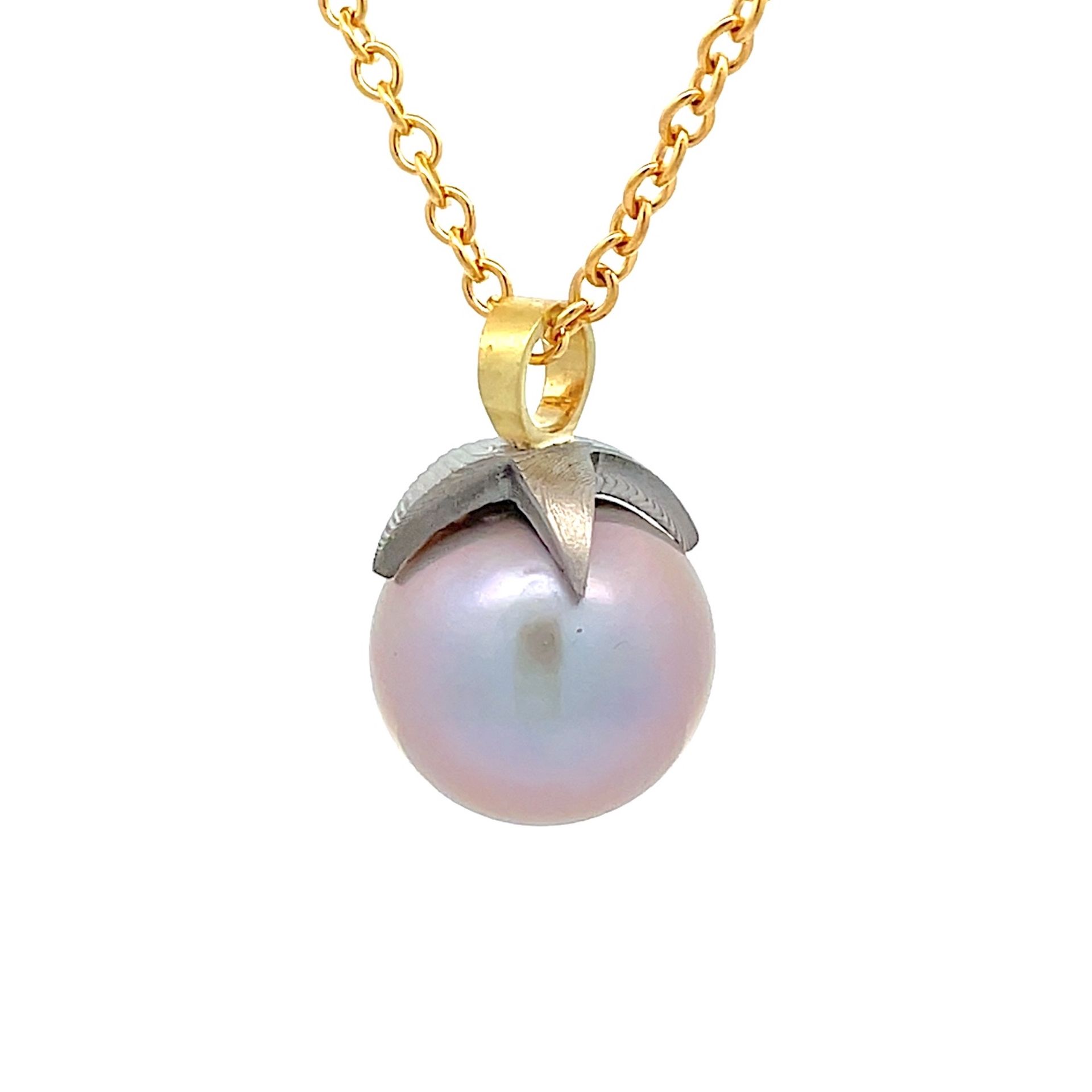 Damascus Pearl Pendant - Berry