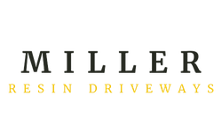 Miller Resin Driveways logo, black text