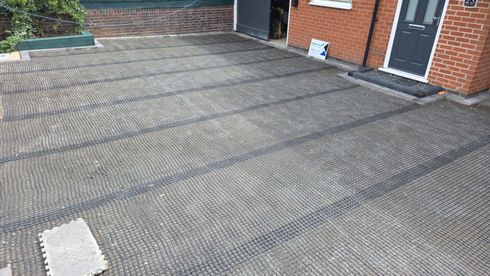 preparation of a driveway in coalville , resin bound driveway install