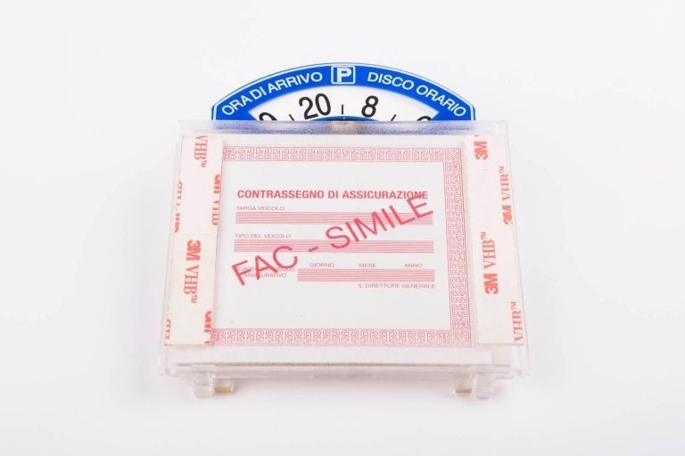 portassicurazione con disco orario