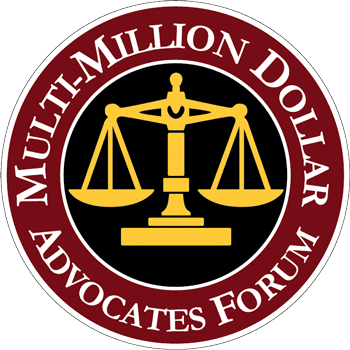 A logo for the multi-million dollar advocates forum