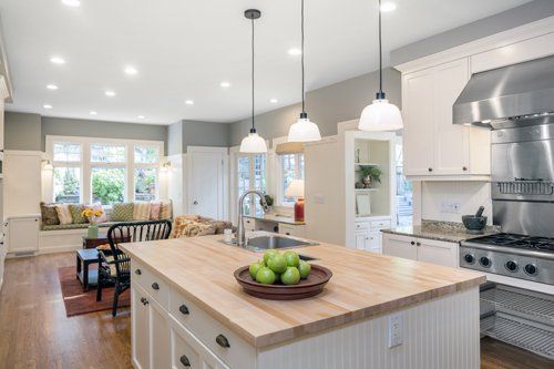Cuisine avec luminaires