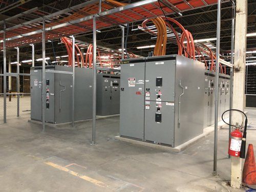 Installations électriques industrielles intérieures