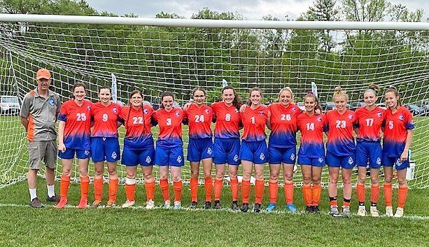 Girls U-19 soccer team photo
