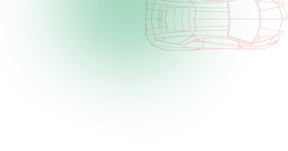 A drawing of a car on a green and white background. | Emerald Automotive