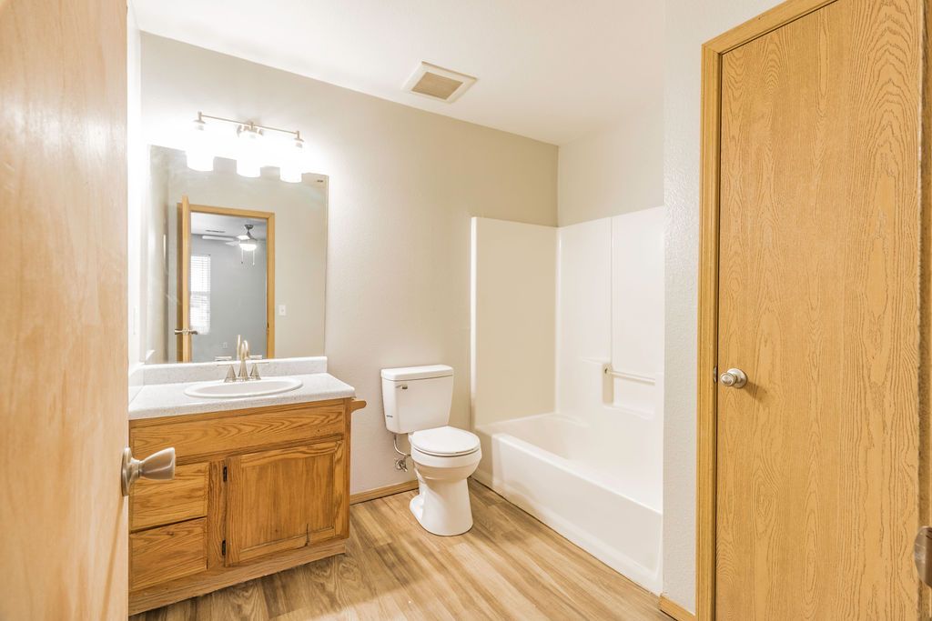 the Ridges at bentonville bathroom and sink area