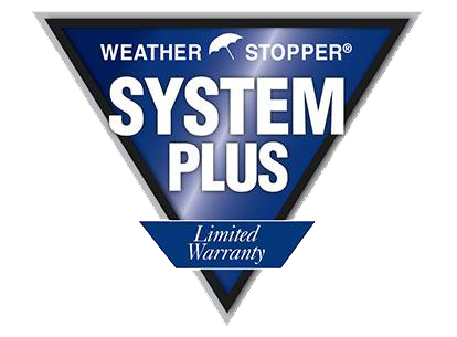 The weather stopper system plus logo has a limited warranty