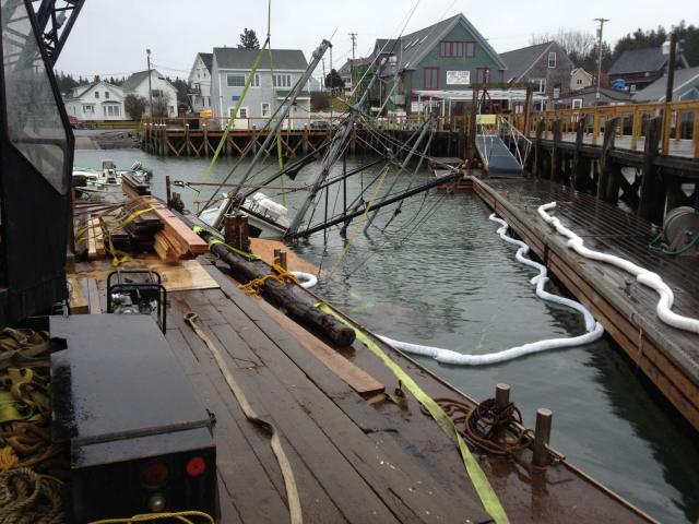 Marine Salvage — Recovering Vessel By Coast Guard in Thomaston, ME