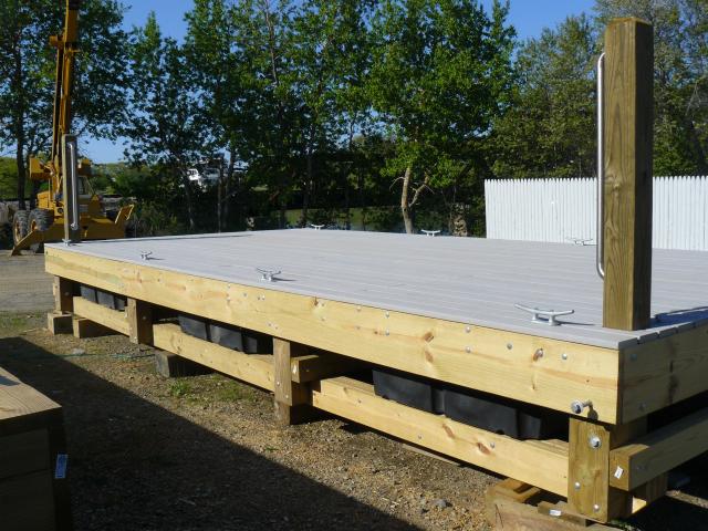 Wood Floating Decks — Heavy Floating Deck in Thomaston, ME