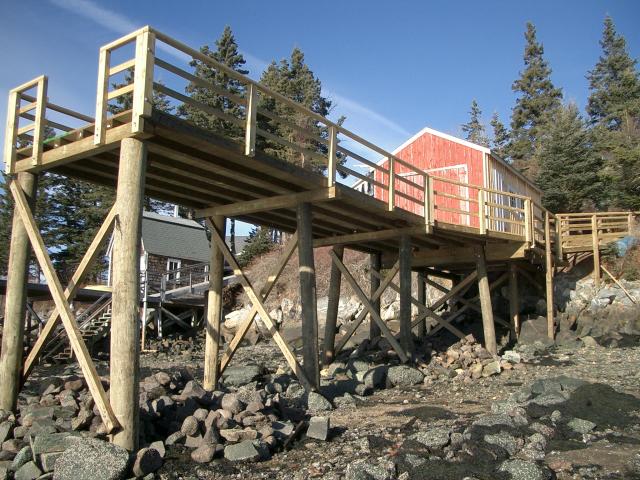 Marine Construction — Docking System On The Land in Thomaston, ME