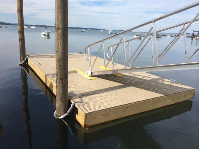 Dock Building — Floating Platform And Aluminum Ramp in Thomaston, ME