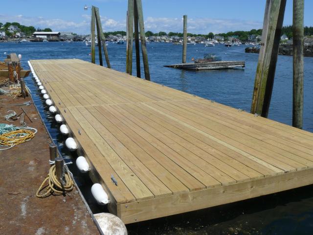 Custom Floating Decks — Huge Floating Platform in Thomaston, ME