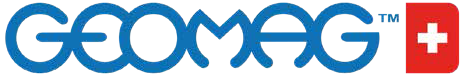 Il logo Geoma in blu con la scritta 