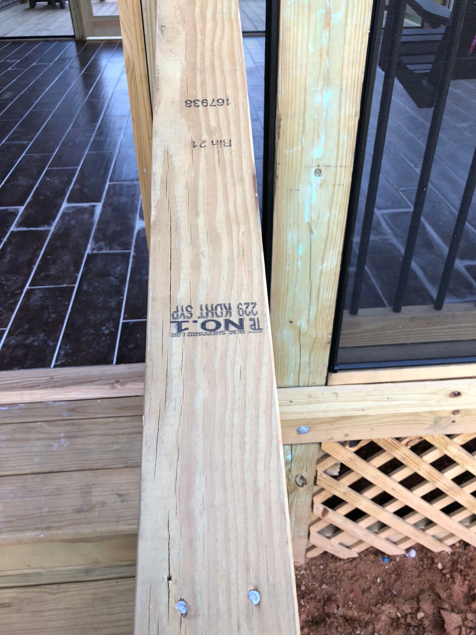 Wooden board with text 