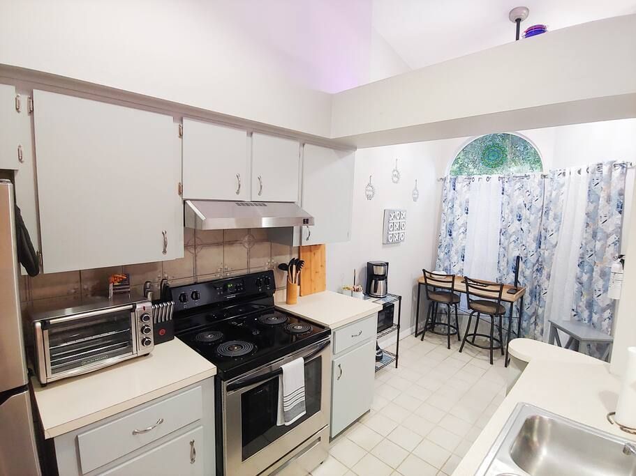 kitchen view of a 2 bed room Condo in gainesville
