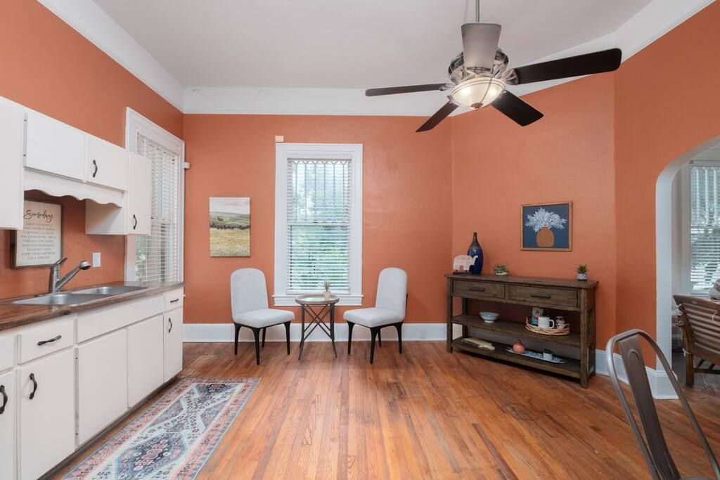 dining room area of a short term rental