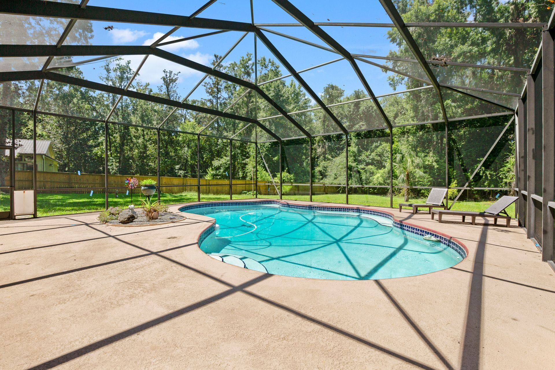 Pool at the new StayGainesville home.