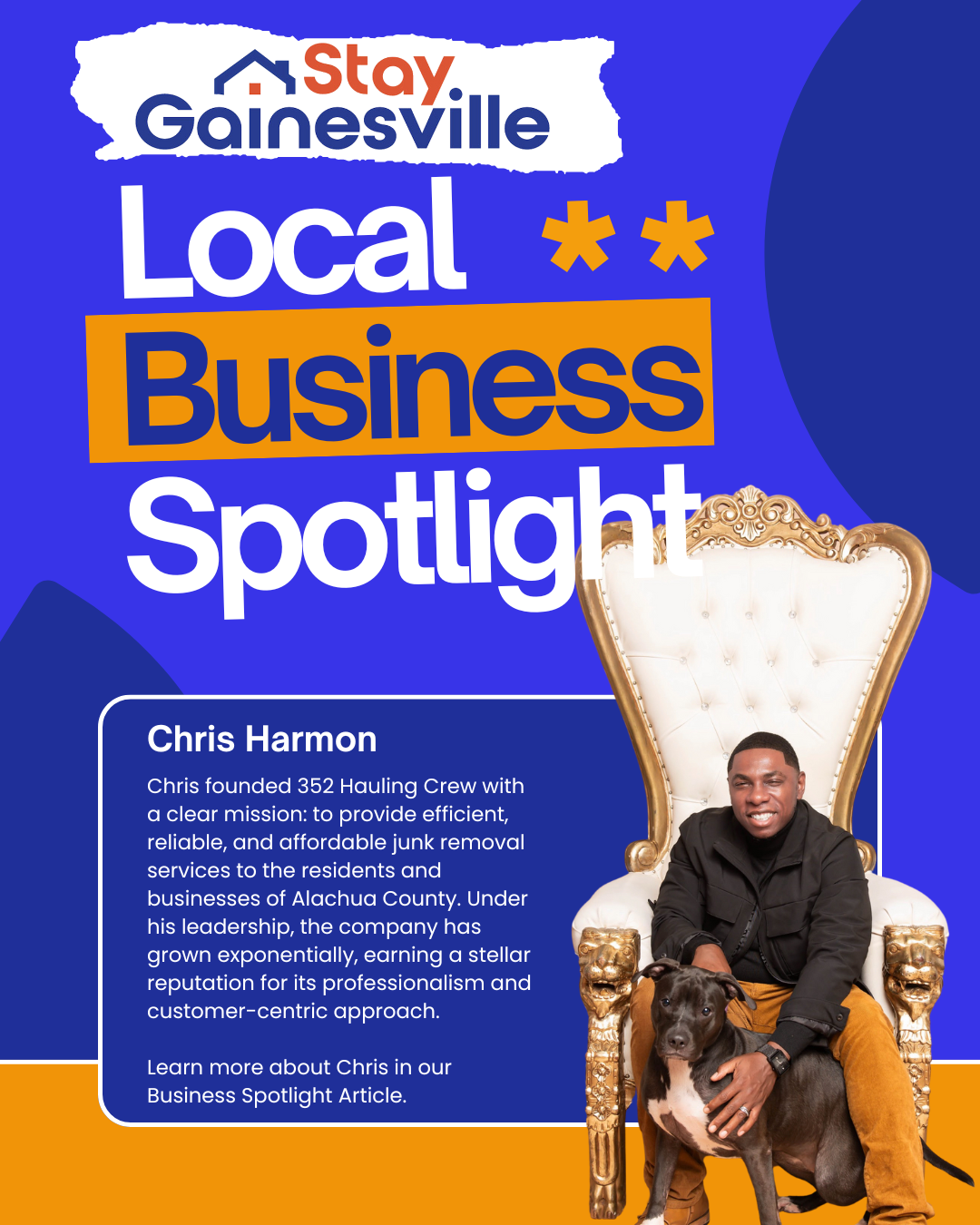 StayGainesville Local Business Spotlight: Chris Harmon
