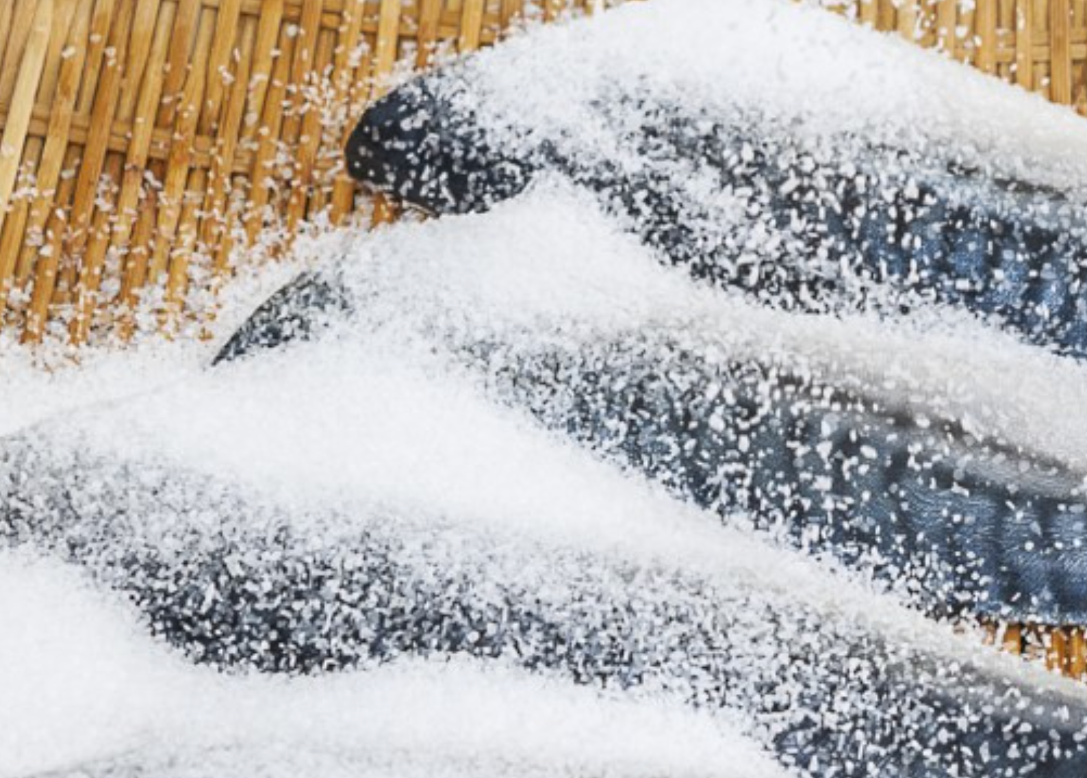 A plate of 4 salted fish at Dragonfly Sushi.