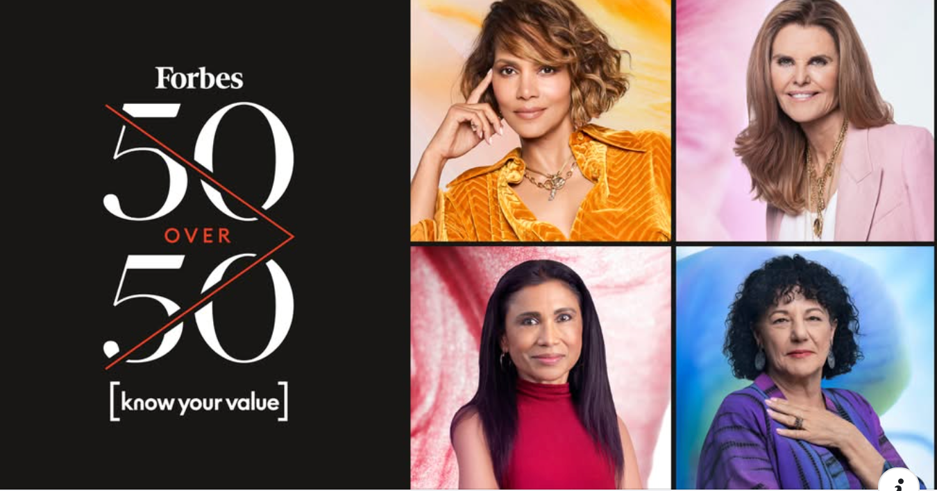 Forbes 50 over 50 Women 2025 list - featuring Phoebe Miles
