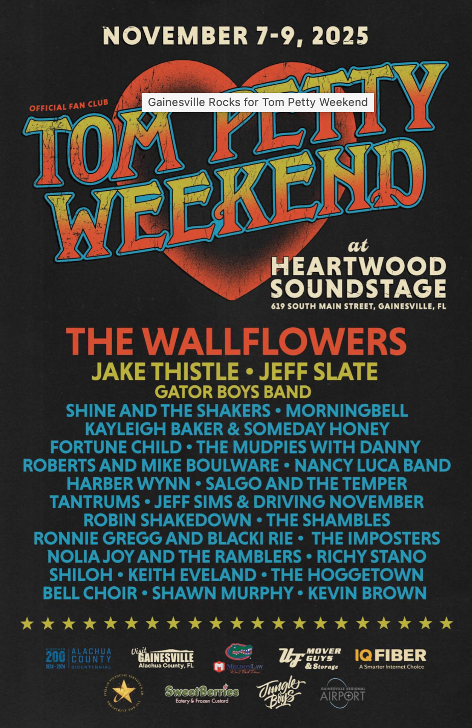 Tom Petty Weekend - Gainesville, FL