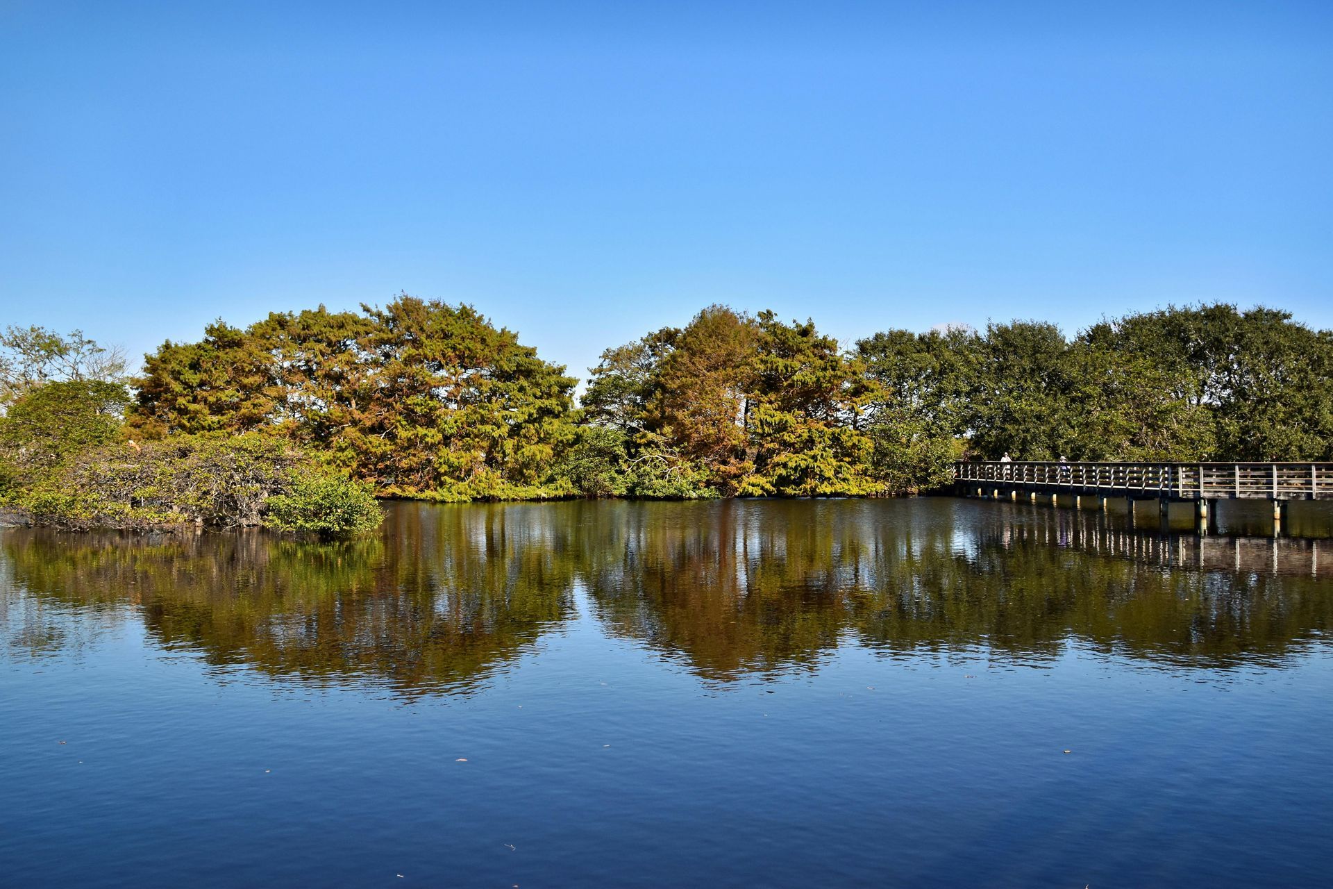 Lake view ith beautiful reflection