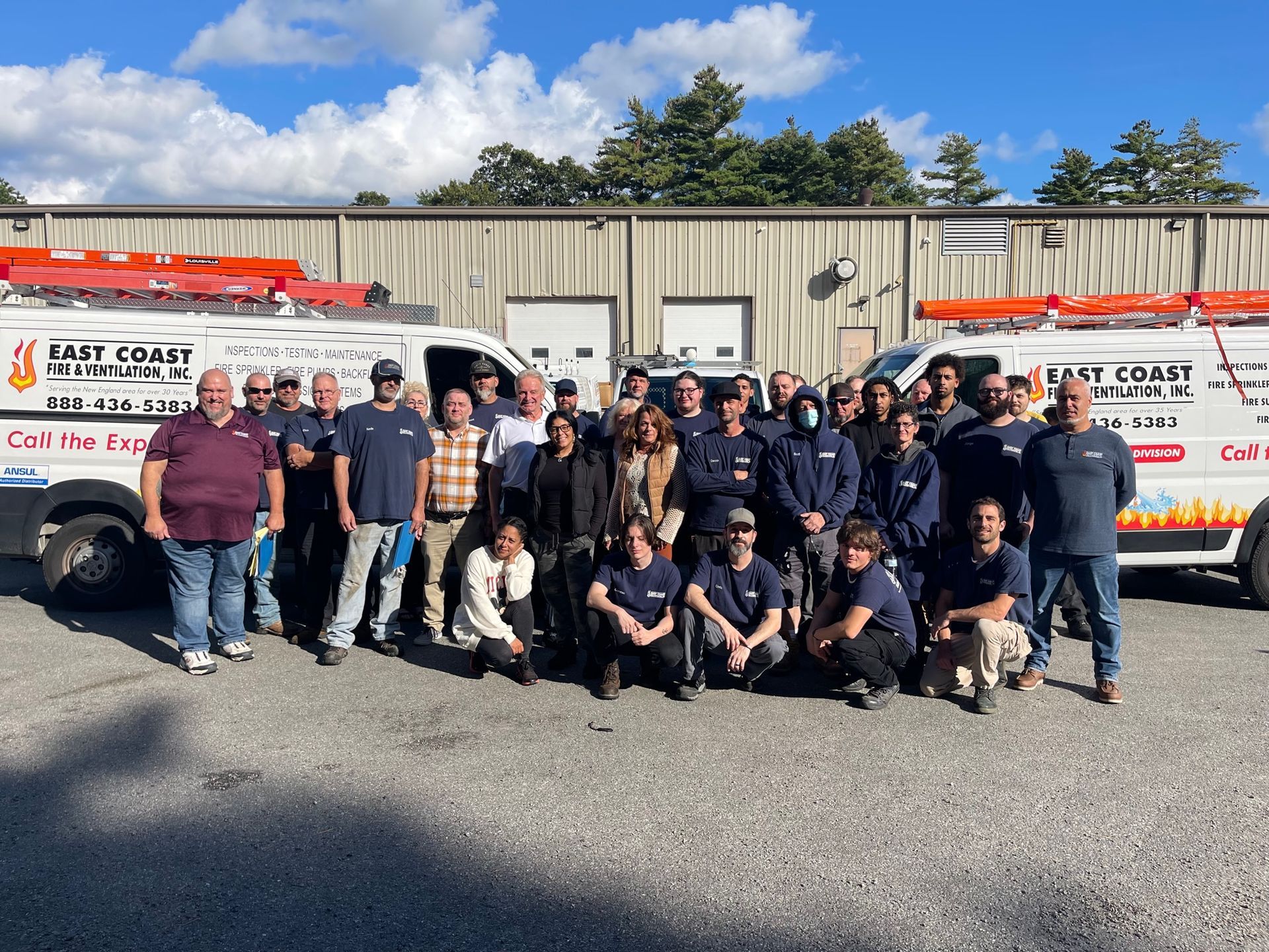 Employees — West Wareham, MA — East Coast Fire & Ventilation, Inc.
