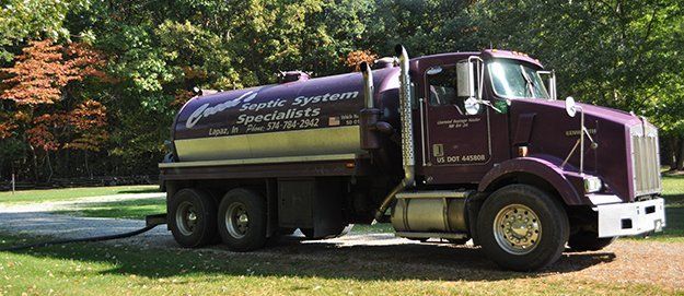 CREED Septic Truck — Plymouth, IN — Creed Septic System Specialist