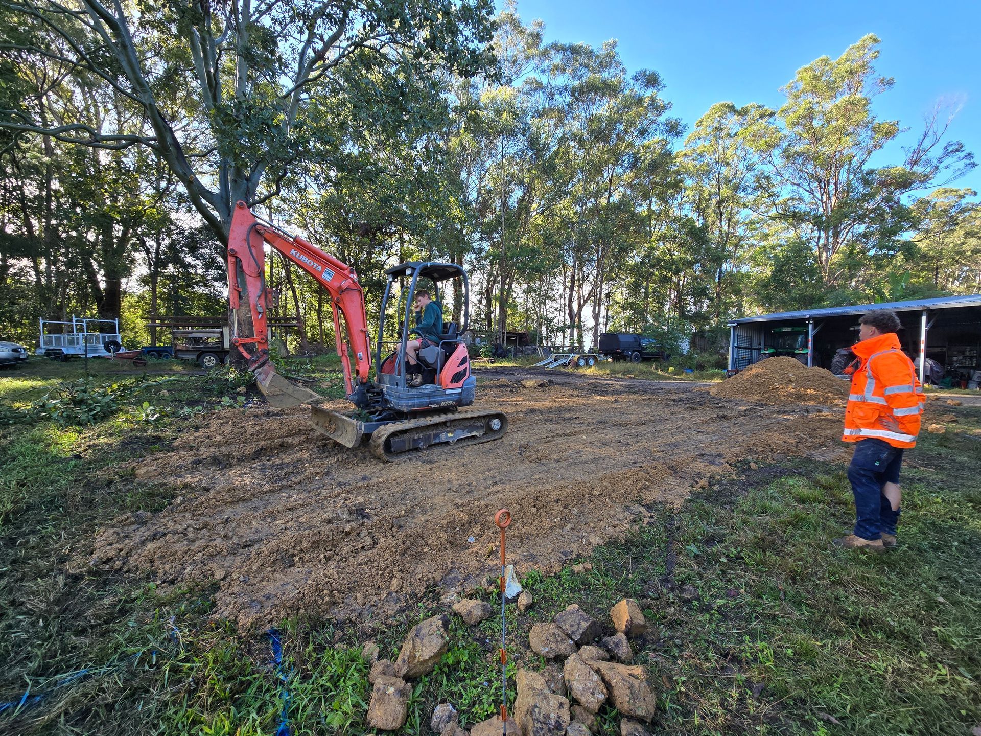 A White Truck With the Nation Wide on the Front  — TJ Concreting in Myocum, NSW