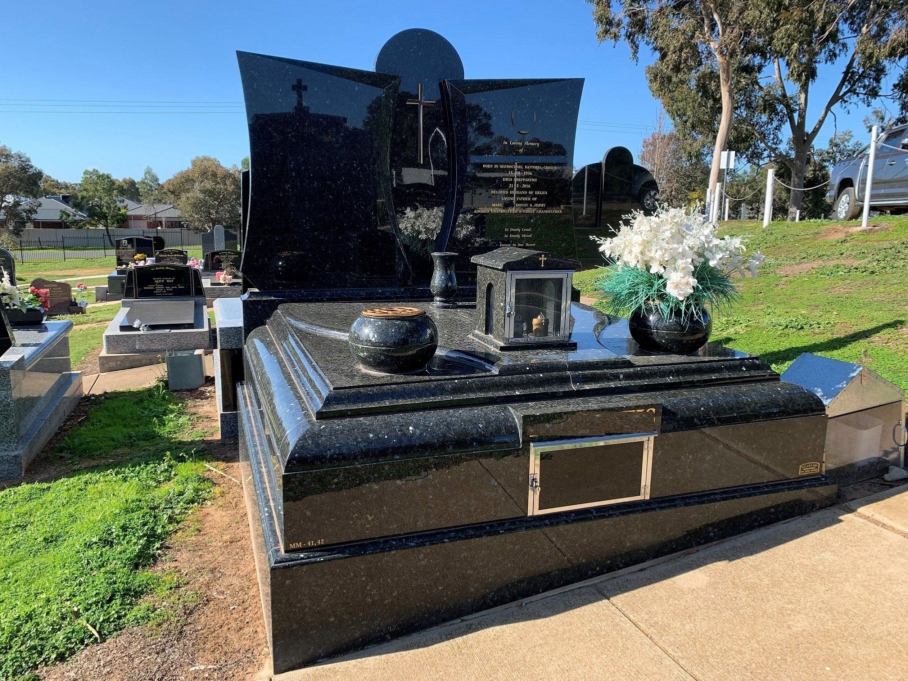 Memorial Stones Tallygaroopna A.C. & R.J. Lau Pty Ltd Monumental