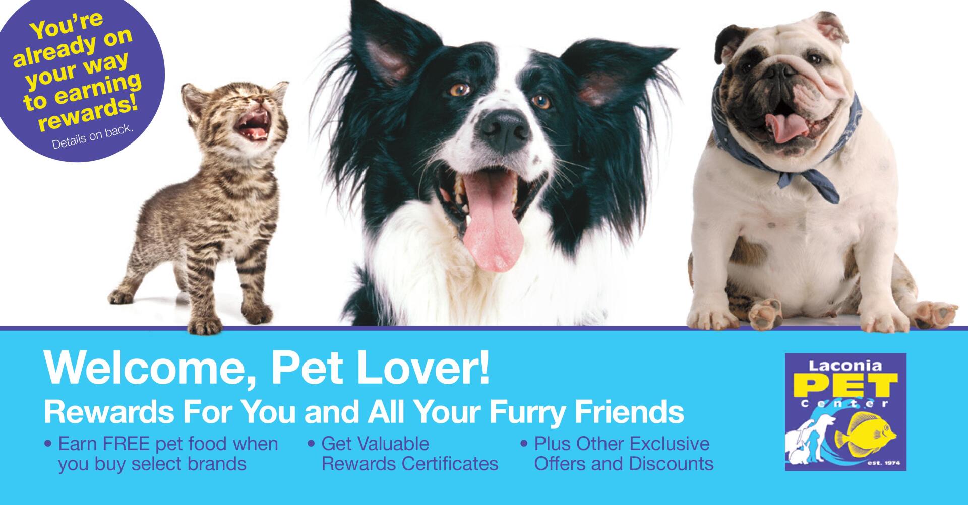 Pet Store VIP Club, Concord NH Laconia Pet Center