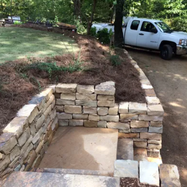 retaining wall construction