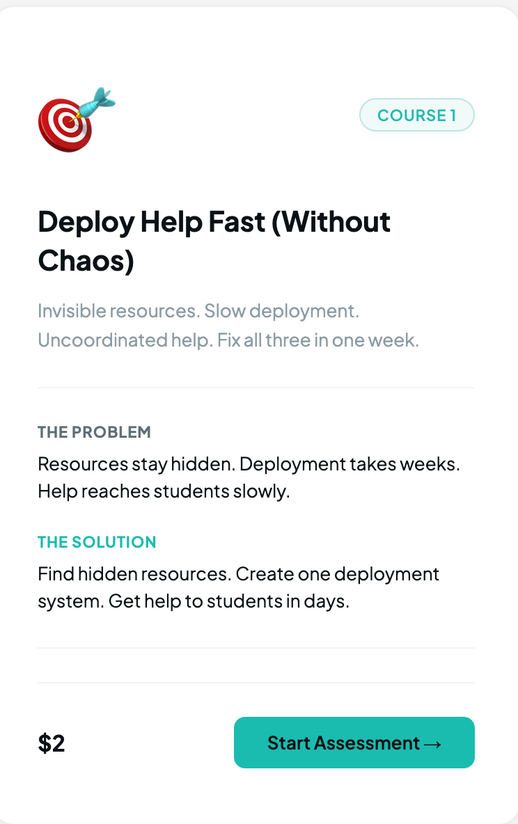 When a student needs help, get them support in days—not weeks. Learn the 3 moves that make it happen.