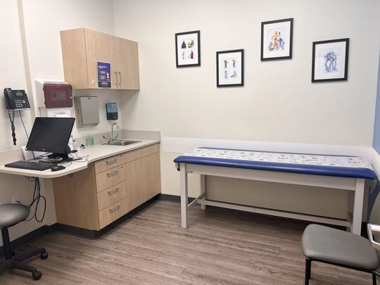 RBK Pediatrics exam room