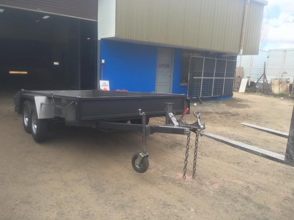 Grey Trailer Colour — ASSB Armidale Sand & Soda Blasting In Glen Innes, NSW