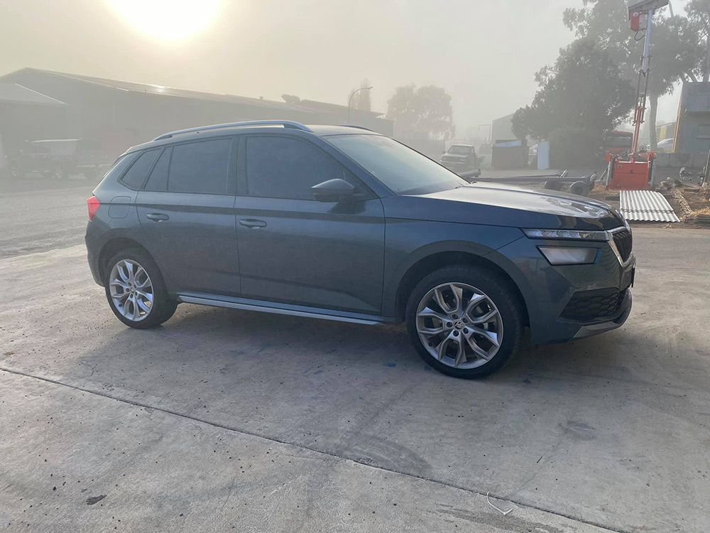 Finished Powder Coating The SUV Wheel — ASSB Armidale Sand & Soda Blasting In  Armidale, NSW