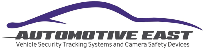 The logo for automotive east vehicle security tracking systems and camera safety devices