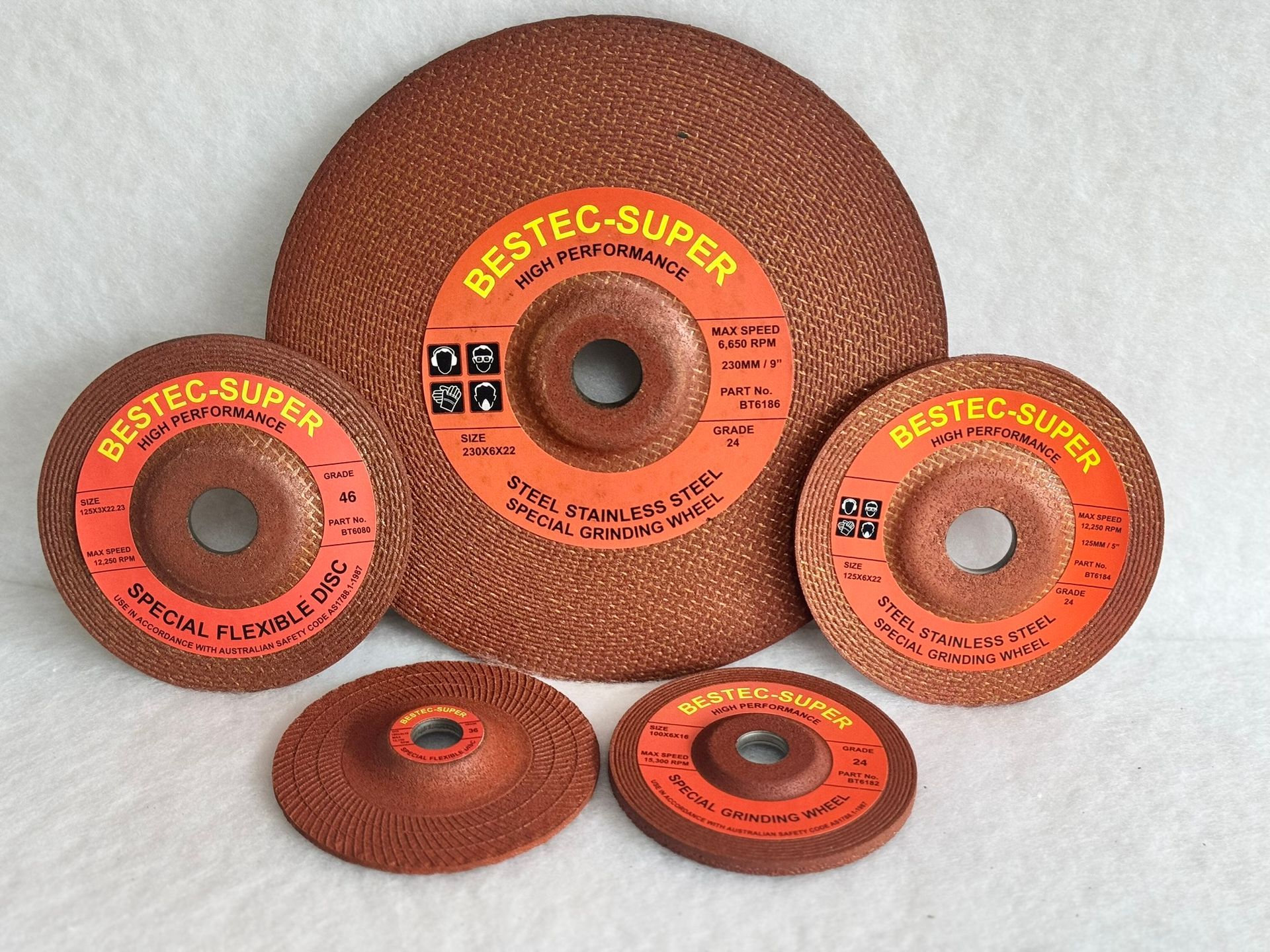 A close up of an orange disc with a hole in the middle