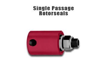 A picture of a single passage rotor seal on a white background.