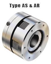A type as and ar clutch is shown on a white background. A type as and ar clutch is shown on a white background.